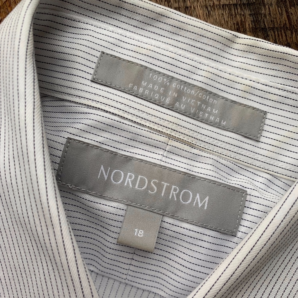 Nordstrom Boys Sz 18 Dress Shirt